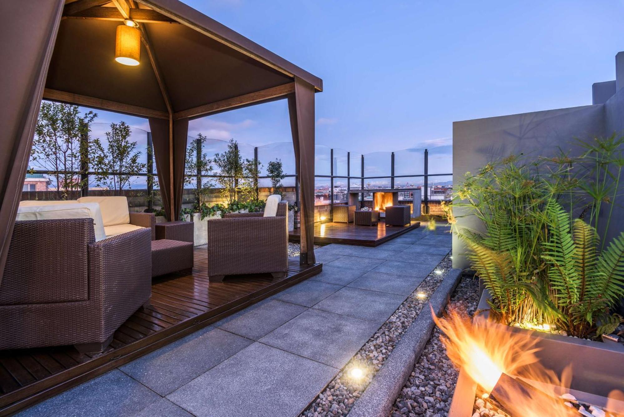 מלון Nh Collection Bogota Andino Royal מראה חיצוני תמונה Rooftop bar